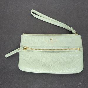 Kate Spade Mint Green Wristlet